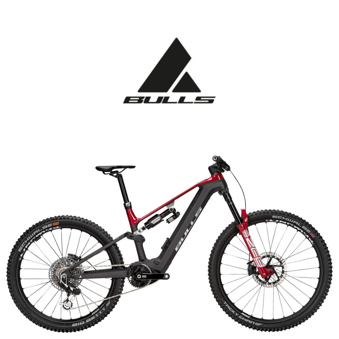 Bulls E-Mountainbike mit Bosch Motor Sram XX Schaltung und integrierte Eightpins Sattelstütze
