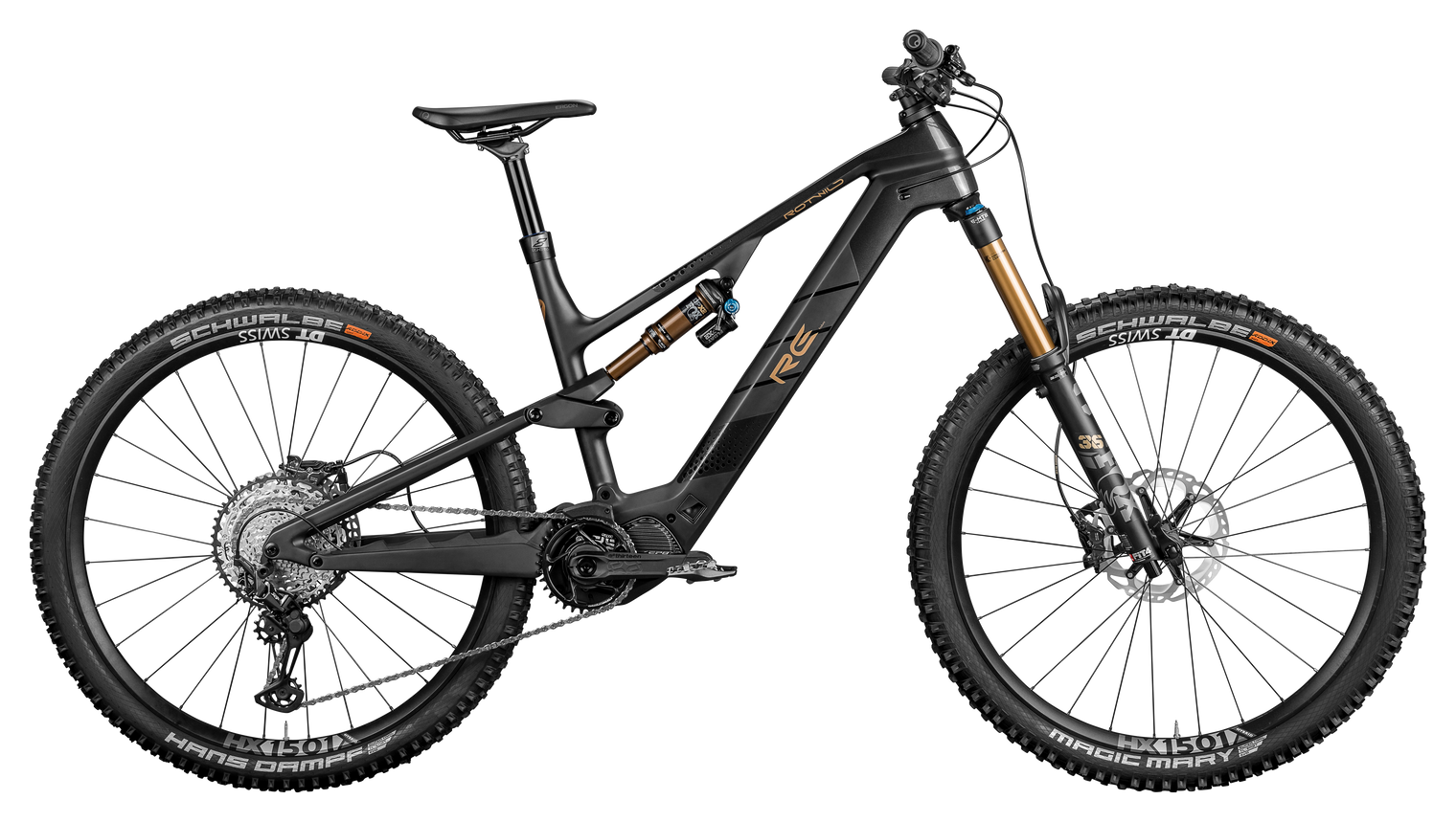 Top E-bike auf dem Markt Rotwild Bikes RE375 mit Shimano Motor 375 Wh Stunden Batterie und Eightpins Sattelstütze