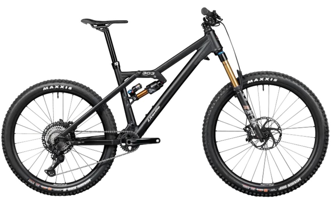 Liteville 303 Enduro Bike mit Alu Rahmen und Eightpins Sattelstütze Fox36 Federgabel